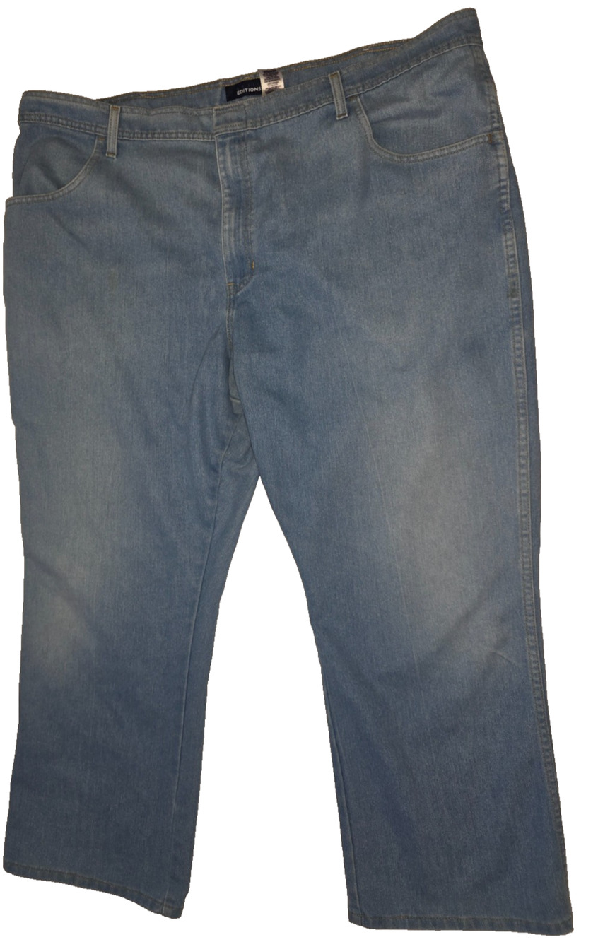 Basic Editions Men’s Blue Straight Leg Denim Casual Style Jeans Size 46x30 M020